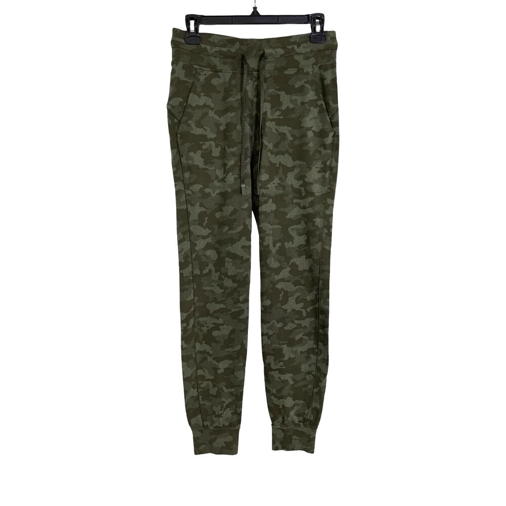 Lululemon Ready To Rulu Jogger Size 6 Heritage Camo Dark Olive Green Pants